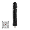 10" DILDO NEGRO 3XLR