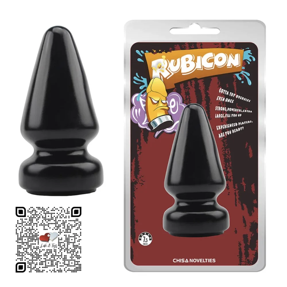7-5-pulgadas-rubicon-plug-x-large Plug extra grande de 7.5 pulgadas de largo con chupón fijador