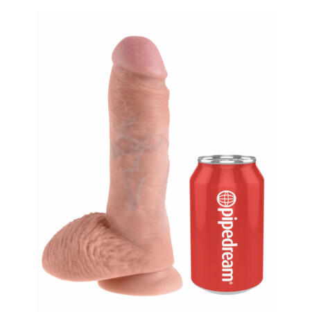 8" KING COCK DILDO CON TESTÍCULOS