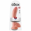 9" KING COCK WITH BALLS DILDO