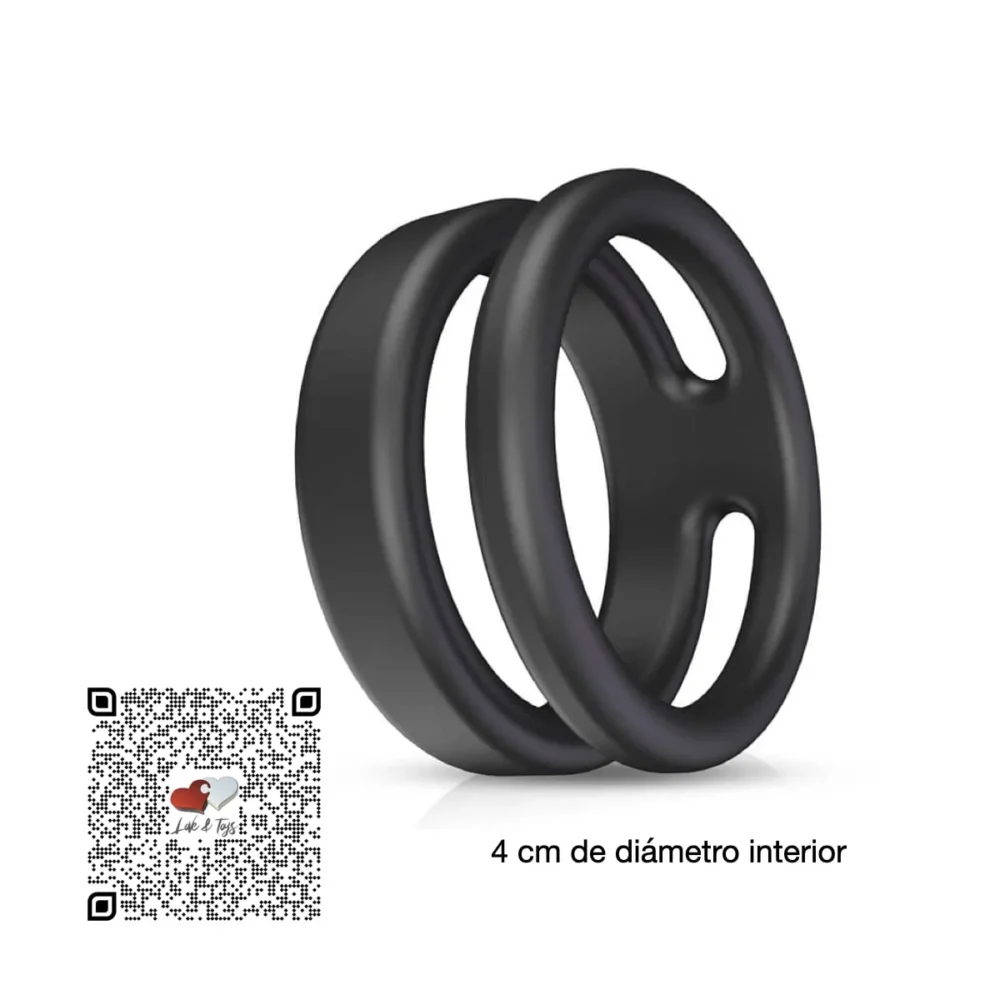 ANILLO 4cm SÚPER FLEXIBLE PARA PENE Y TESTÍCULOS COCK RING