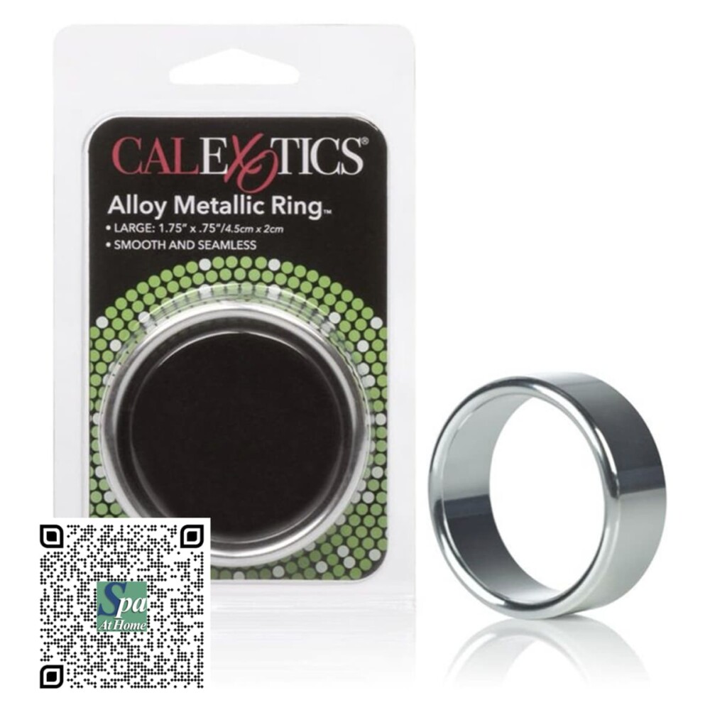 CALEXOTICS-ALLOY-METALIC-RING-LARGE.jpeg ANILLO GRANDE DE ALUMINIO PARA PENE Y TESTÍCULOS CALEXOTICS | CALEXOTICSALLOY METALIC RING LARGE