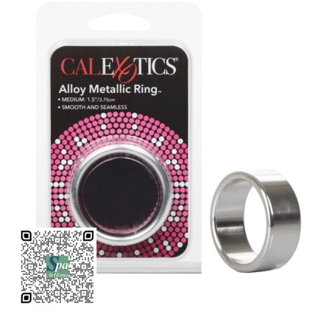 ANILLO MEDIANO DE ALUMINIO PARA PENE Y TESTÍCULOS CALEXOTICS | CALEXOTICS ALLOY METALIC RING MEDIUM