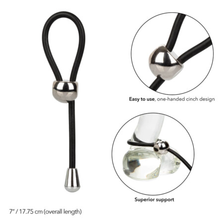 CALEXOTICS SILICONE LASSO COCK RING