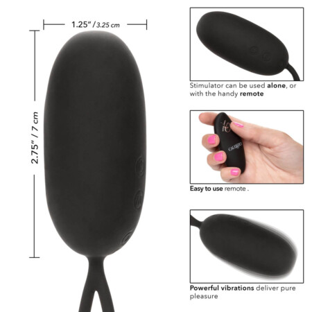 CALEXOTICS SILICONE REMOTE RECHARGEABLE EGG