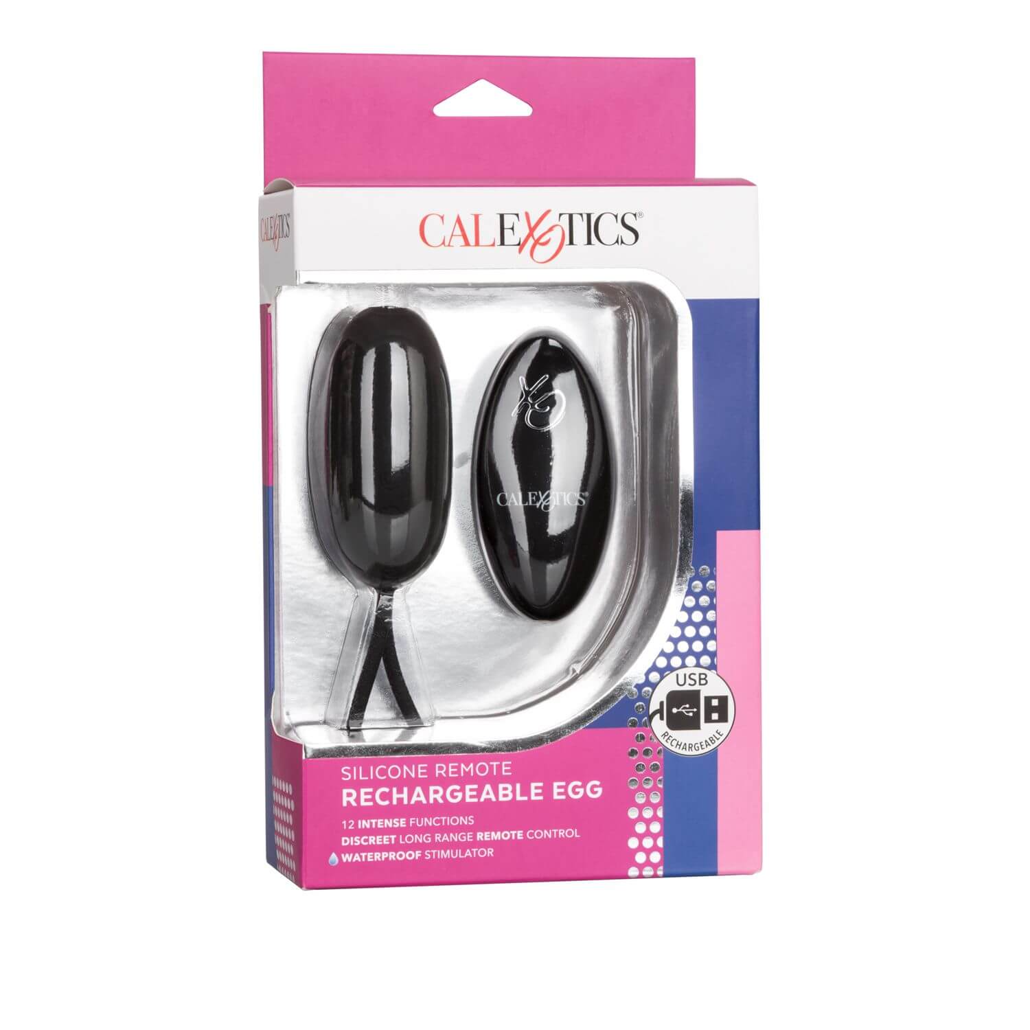 Cal Exotics Silicone Rechargeable Triple Clit Flicker Vibrating Cock Ring main image 0