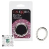 CALEXOTICS ANILLO PLATEADO MEDIANO PARA PENE Y TESTÍCULOS | MEDIUM SILVER COCKRING