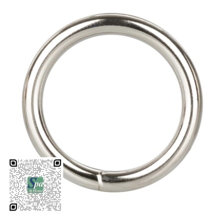CALEXOTICS ANILLO PLATEADO MEDIANO PARA PENE Y TESTÍCULOS | MEDIUM SILVER COCKRING