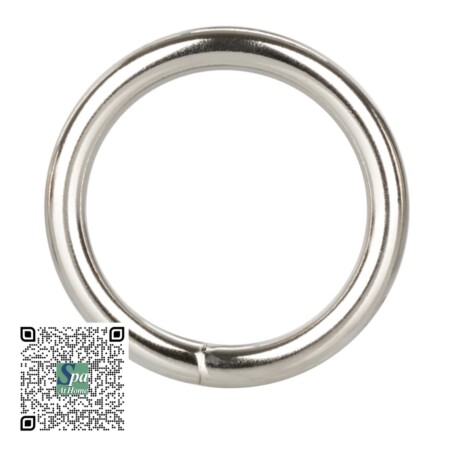 CALEXOTICS ANILLO PLATEADO PEQUEÑO PARA PENE Y TESTÍCULOS | SMALL SILVER COCKRING