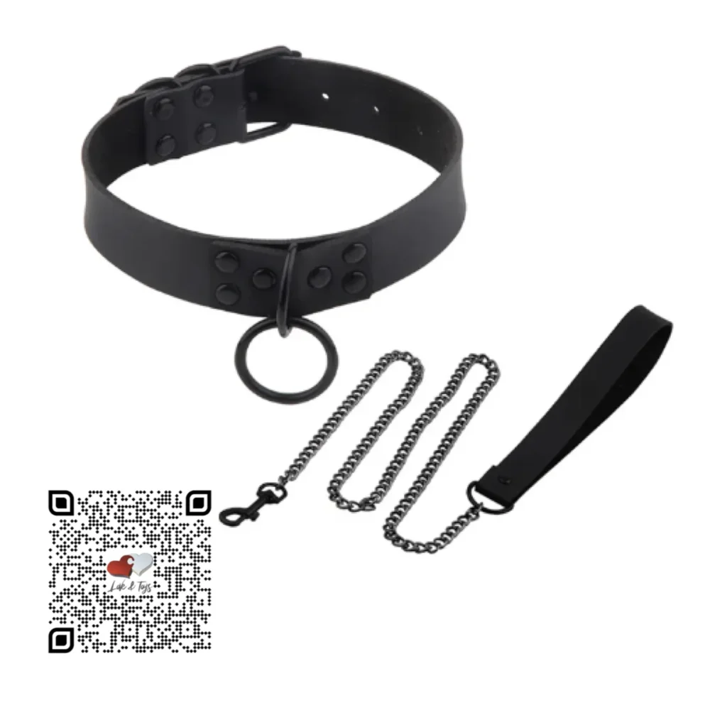 Collar correa BDSM para puppy play juego de roles amo esclavo