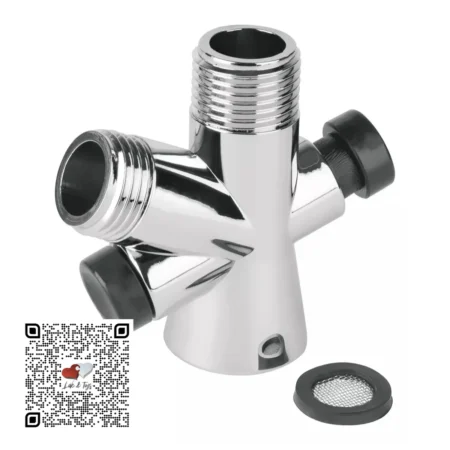 DESVIADOR DE REGADERA DE 3 VÍAS