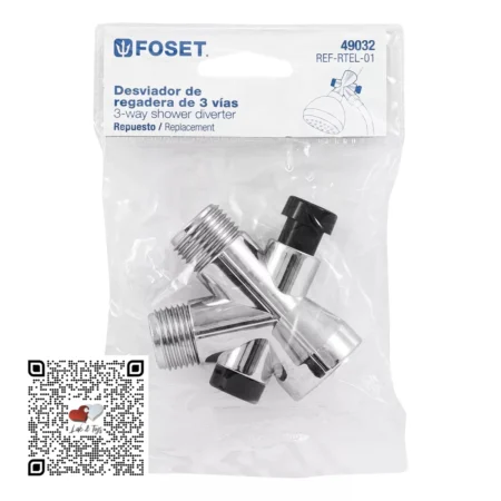 DESVIADOR DE REGADERA DE 3 VÍAS