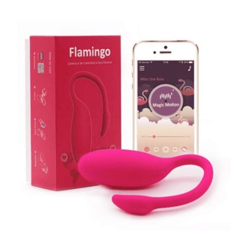 FLAMINGO-MAGIC-MOTION.jpeg VIBRADOR CON CONTROL BLUETOOTH FLAMINGO, MAGIC MOTION