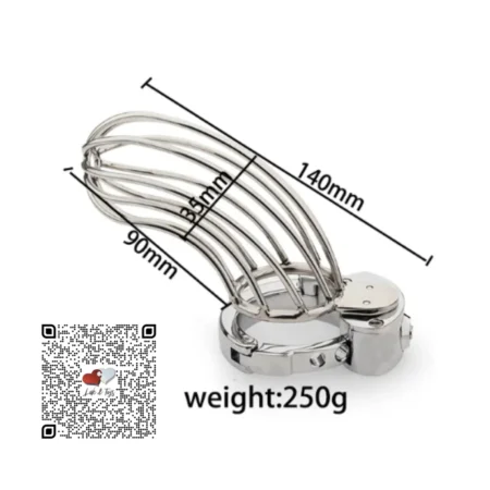 Dimensiones jaula de castidad canasta jumbo anillo abierto cock cage tabla de medidas detallada