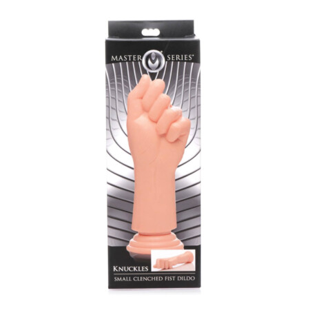 9.5" MASTER SERIES SMALL KNUCKLES CLENCHED FIST DILDO