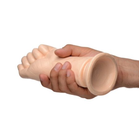 9.5" MASTER SERIES SMALL KNUCKLES CLENCHED FIST DILDO