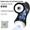 MASTURBADOR SUCCIONADOR, VIBRADOR 3X3 AUTOMÁTICO PARA HOMBRES