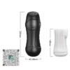 MASTURBADOR SUCCIONADOR, VIBRADOR 3X3 AUTOMÁTICO PARA HOMBRES