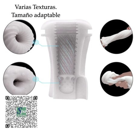 MASTURBADOR SUCCIONADOR, VIBRADOR 3X3 AUTOMÁTICO PARA HOMBRES