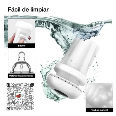 MASTURBADOR SUCCIONADOR, VIBRADOR 7X5 AUTOMÁTICO PARA HOMBRES