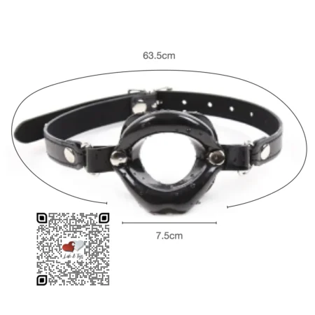 MORDAZA BOCA NEGRA ABIERTA