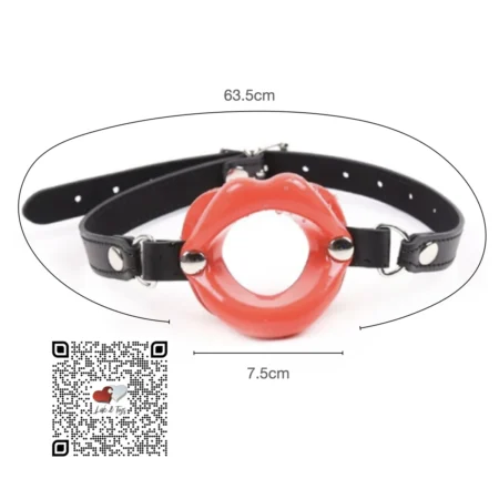 MORDAZA BOCA ROJA ABIERTA