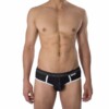 Brief Chroma negro Unwet Alexander's King vista frontal - underwear masculino premium sofisticado