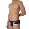 Brief Chroma negro Unwet vista lateral - ropa interior masculina transpirable distintiva