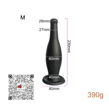 PLUG DILATADOR NEGRO MEDIANO