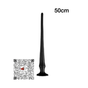 Plug profundo graduado 50 cm silicona ideal para fantasías anales profundas