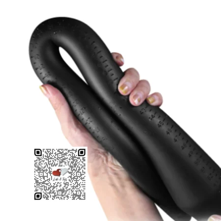 Plug profundo graduado 50 cm silicona muy flexible maleable ideal para fantasías anales profundas