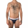 Suspensorio moderno marino Unwet Alexander's King vista frontal - ropa interior masculina con vivos blancos Alexanders King