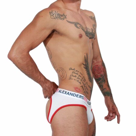 SUSPENSORIO MODERNO BLANCO UNWET ALEXANDERS KING