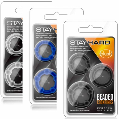 STAY HARD Beaded Cockrings