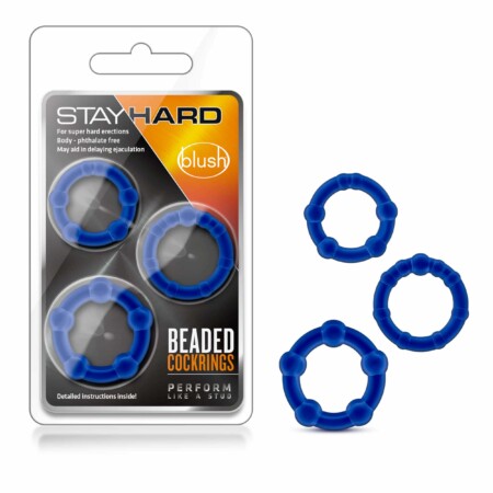 STAY HARD Beaded Cockrings