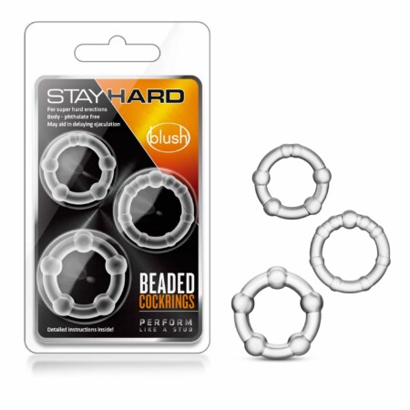 STAY HARD Beaded Cockrings