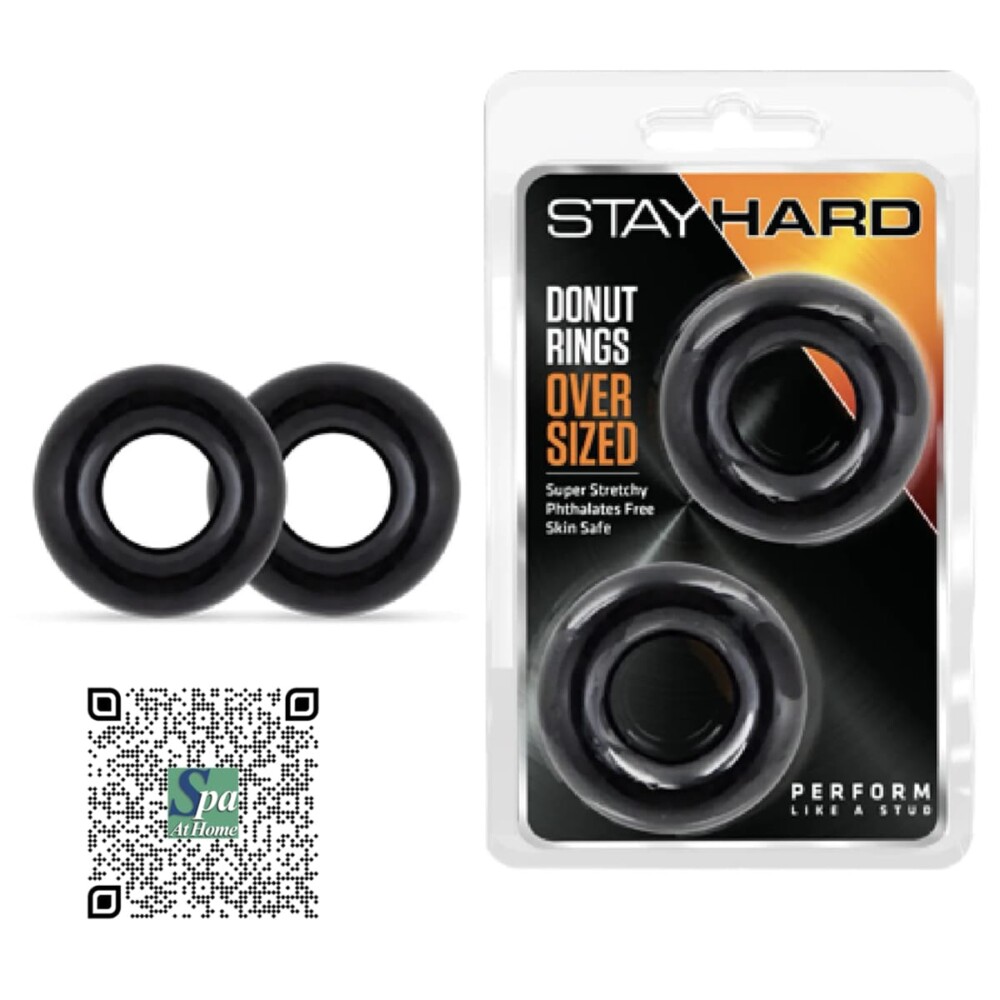 STAY-HARD-DONUT-RINGS-OVER-SIZED.jpeg ANILLOS PARA PENE Y TESTÍCULOS DONA DE GRAN FORMATO STAY HARD | DONUT RINGS OVER SIZED