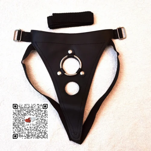 SUSPENSORIO ARNÉS PARA DILDO DOBLE RANURA