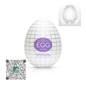Tenga Egg Spider masturbador con nervaduras entrelazadas estilo telaraña