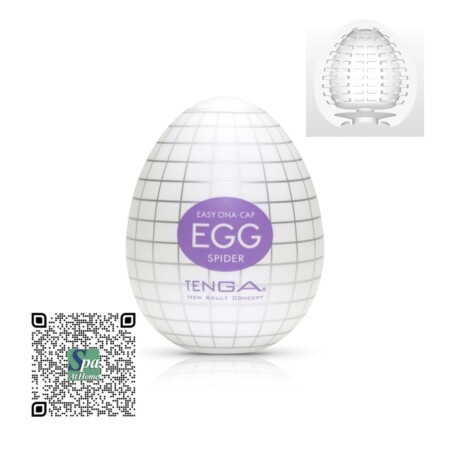 Tenga Egg Spider masturbador con nervaduras entrelazadas estilo telaraña