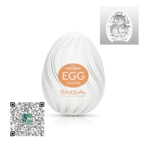 Tenga Egg Twister masturbador con patrón de espirales envolventes