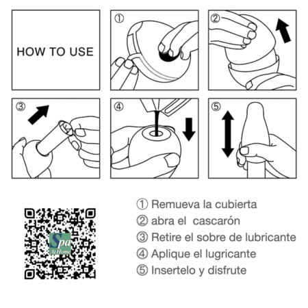 Vista de elasticidad y material flexible del masturbador Tenga Egg TwisterReintentar