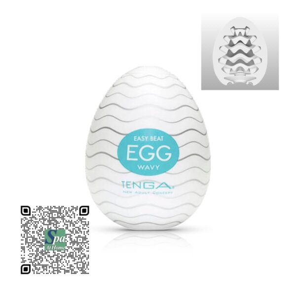 Tenga Egg Wavy masturbador con ondulaciones continuas internas