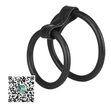 ANILLO DOBLE DE SILICÓN PARA PENE Y TESTÍCULOS | MACHO SILICONE DUO COCK AND BALL RING