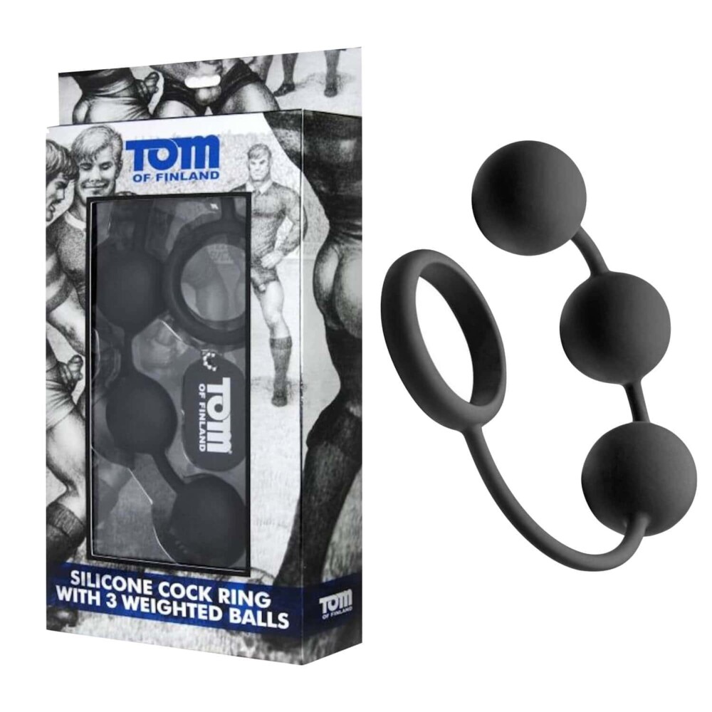 TOM-OF-FINLAND-SILICON-COCK-RING-WITH-3-WEIGHTED-BALLS.jpeg TOM OF FINLAND SILICON COCK RING WITH 3 WEIGHTED BALLS