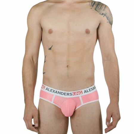 BRIEF ROSA NEÓN UNWET ALEXANDER'S KING