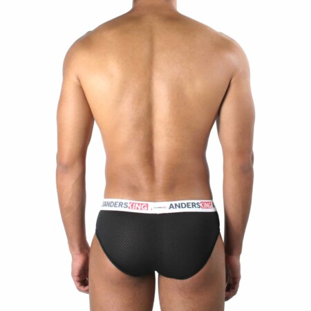Brief Unwet Pure Black empaque - calzón masculino transpirable México Alexanders King