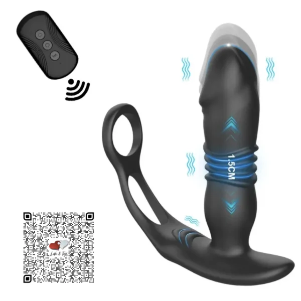 VIBRADOR-ANAL-TELESCOPICO-GRANDE-CON-CONTROL-REMOTO-CON-ANILLOS-PARA-PENE-Y-TESTICULOS VIBRADOR-ANAL-TELESCOPICO-GRANDE-CON-CONTROL-REMOTO-CON-ANILLOS-PARA-PENE-Y-TESTICULOS
