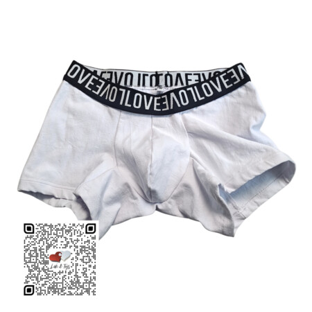 x3me boxer blanco elástico love licra algodon super fresco