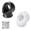Anillos triples tubulares para pene, cock ring pipe